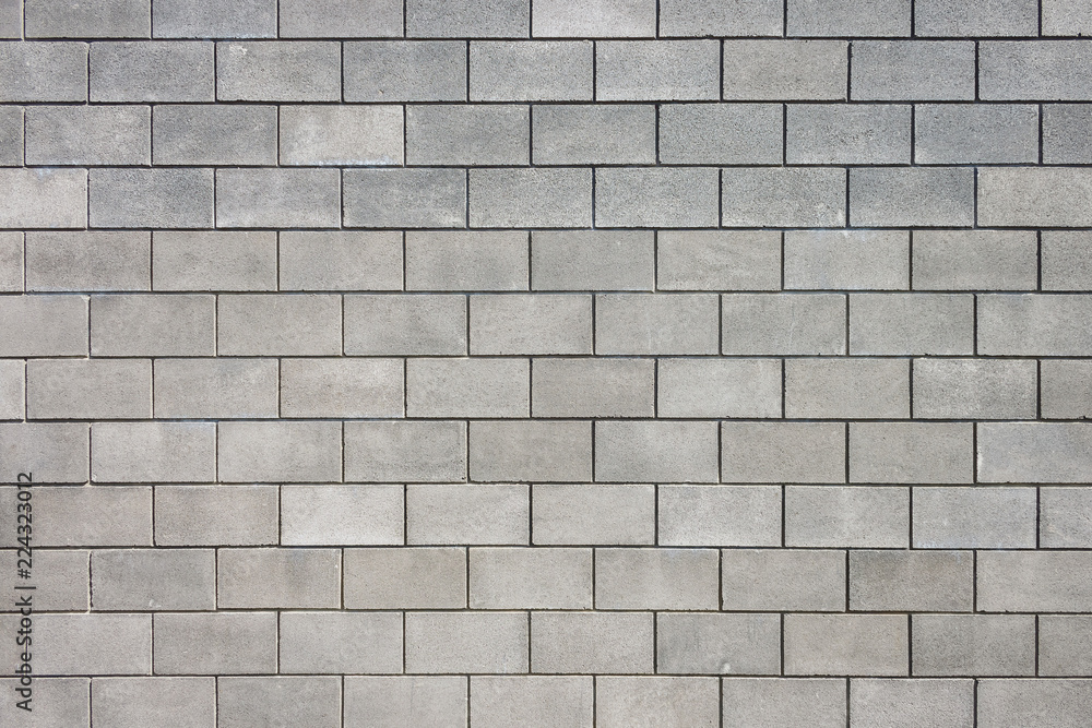Wall of cement blocks. Background and texture Stock-Foto | Adobe Stock