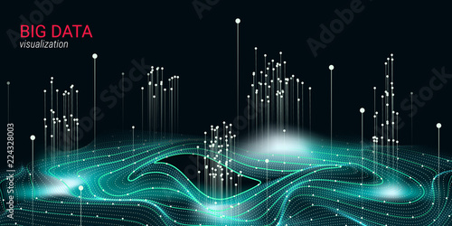 Futuristic Abstraction. Big Data Visualization.
