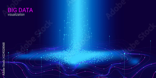 Abstract 3D Big Data Visual...
