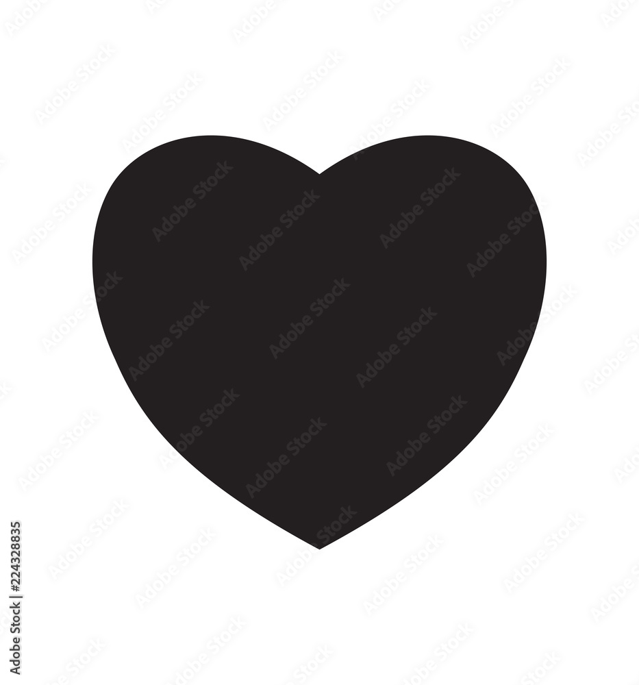 Heart icon vector illustration isolated Heart icon vector illustration isolated