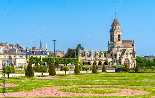 Canvas Print The Church of Saint-Etienne-le-Vieux in Caen, France