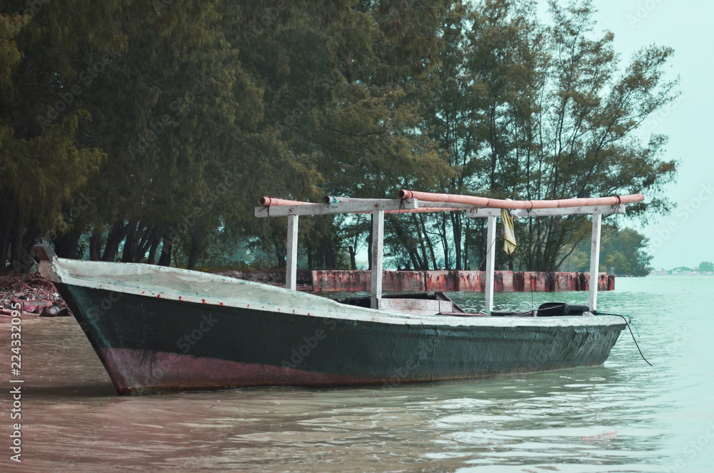 boat on the sea