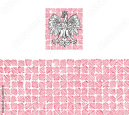 Illustration for the centennial of independence of Poland. Vecto