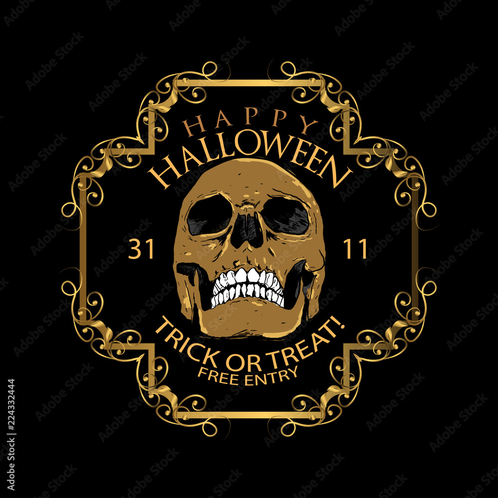 Fototapeta premium halloween luxury party