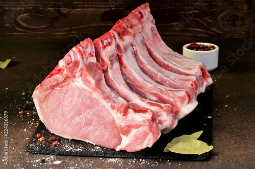 Stampa su tela Pork with ribs