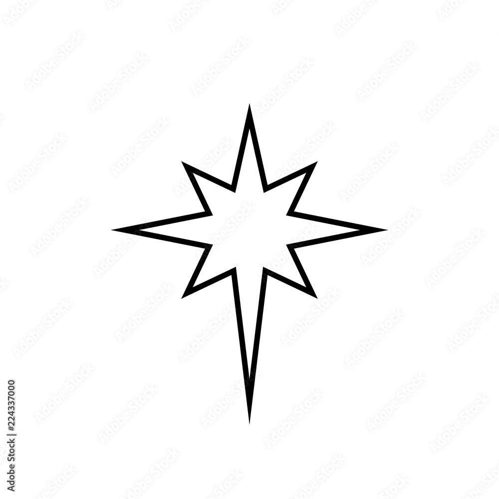 Tattoo Star Stencyl Design - Ready for Print Tattoo Star Stencyl Design - Ready for Print