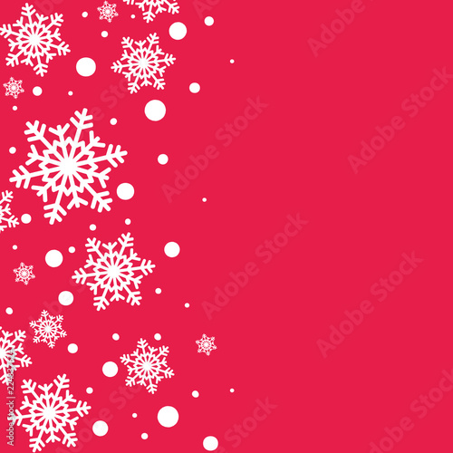 carte noël flocon de neige