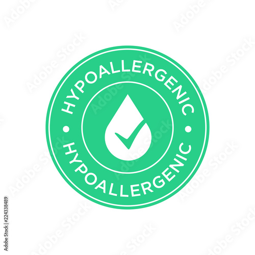 Hypoallergenic green icon