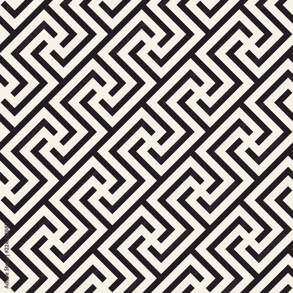 Vector seamless pattern. Modern stylish abstract texture. Repeating geometric tiles Vector seamless pattern. Modern stylish abstract texture. Repeating geometric tiles