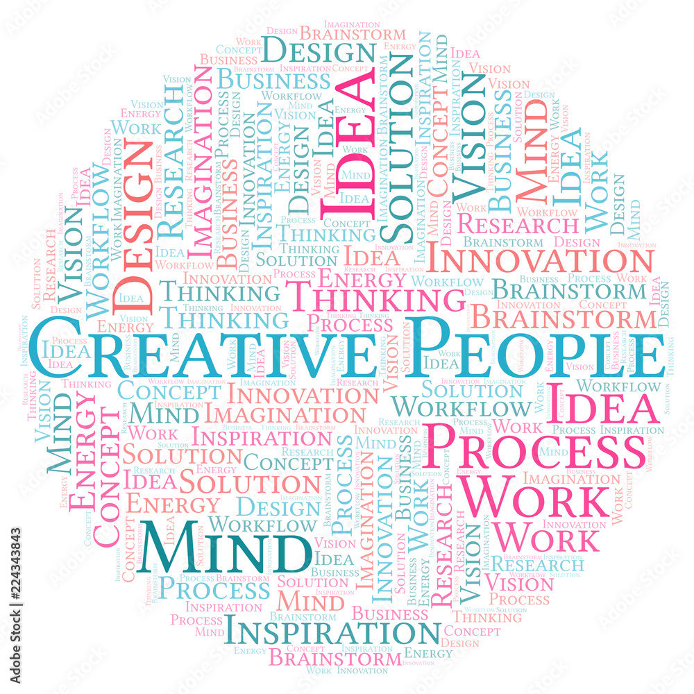 Creative People word cloud, made with text only. Creative People word cloud, made with text only.