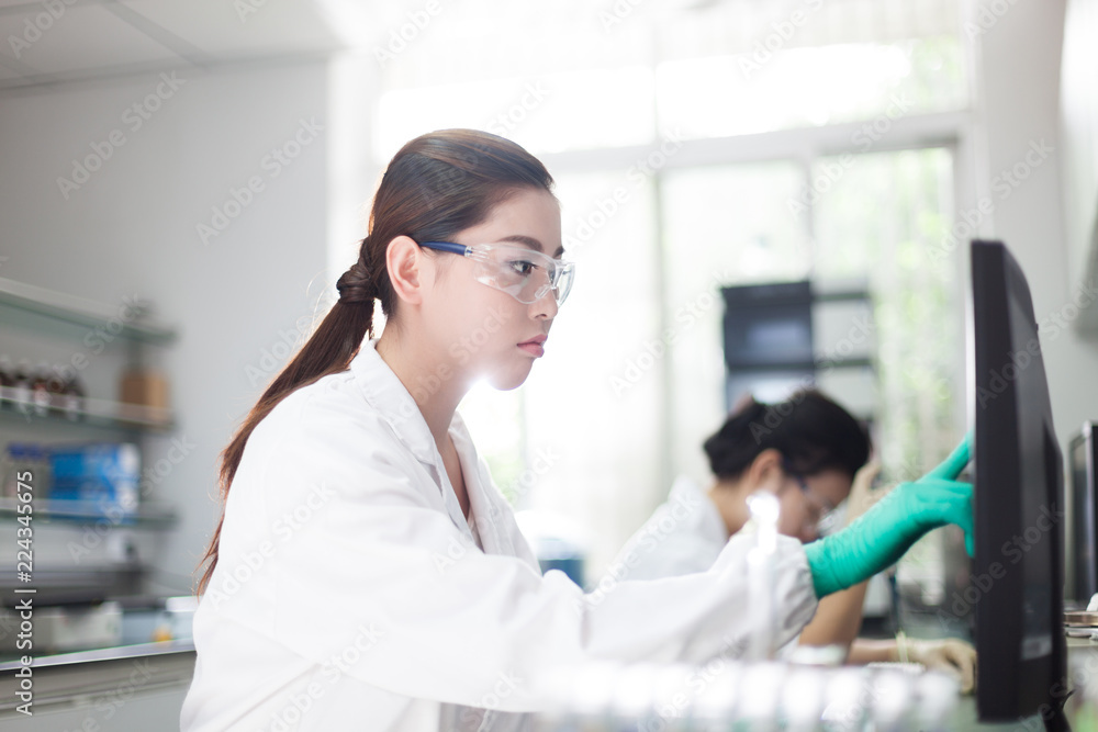 people working at laboratory people working at laboratory
