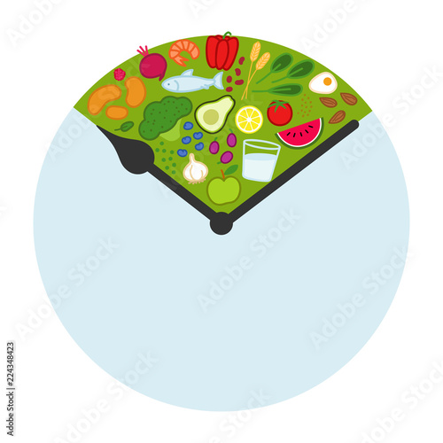 Intermittierendes Fasten, Intervallfasten, Icon, Fasten, Abnehmen, gesundes Essen zu bestimmten Zeiten. Ernährung, Diät, konzeptionelle Grafik