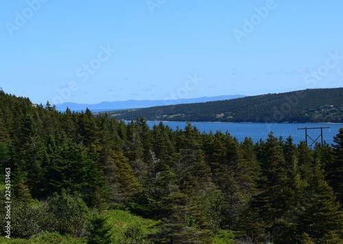 landscape along the the Baccalieu Trail; Conception Bay coastline, Avalon Peninsula Newfoundland and Labrador; Canada