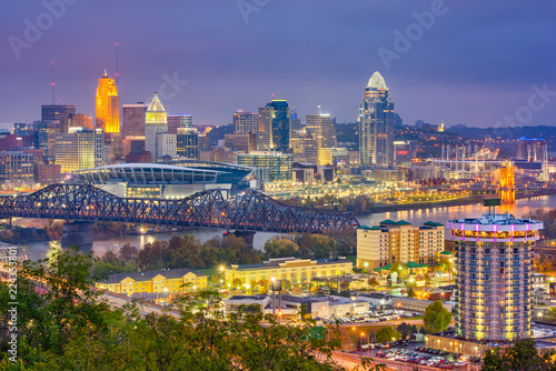 Cincinnati, Ohio, USA Skyline