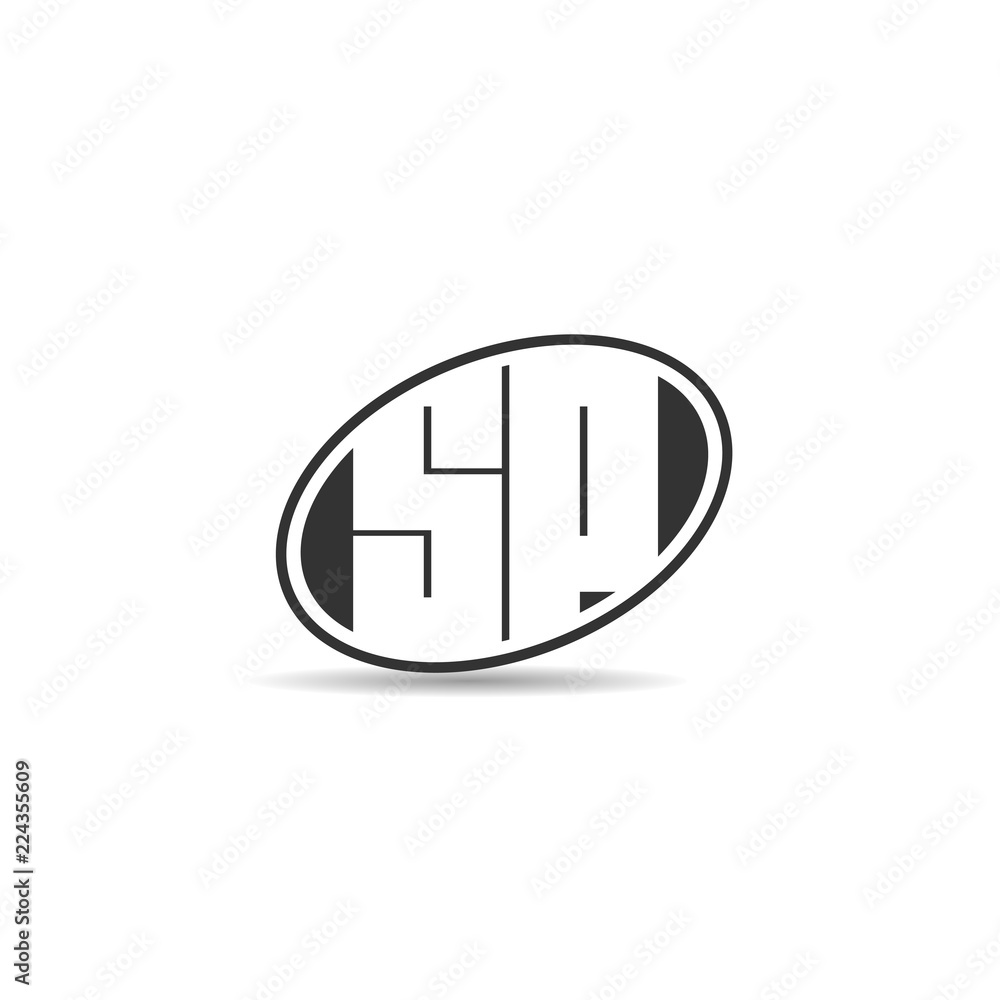 Fototapeta premium Initial Letter SP Logo Template Design