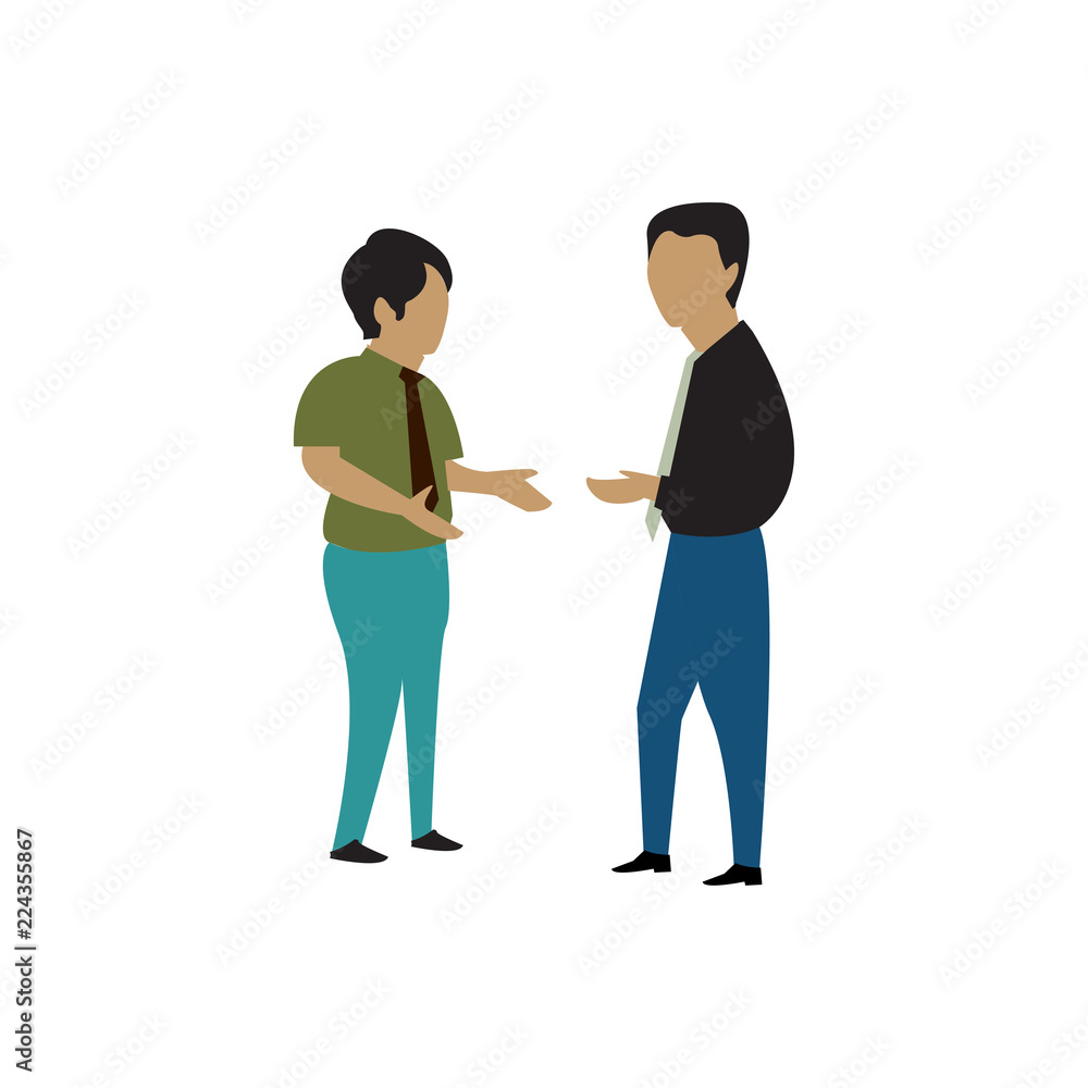 people are talking graphic design template vector people are talking graphic design template vector