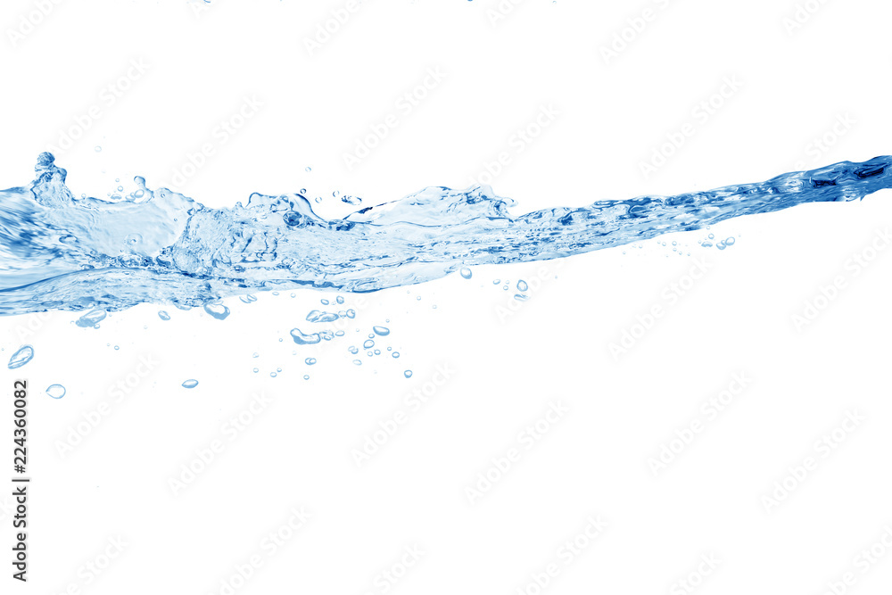 water splash isolated on white background water splash isolated on white background