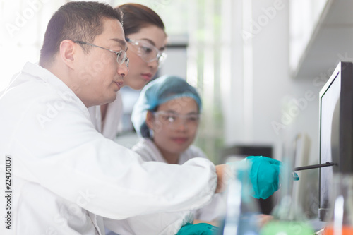 people working at laboratory