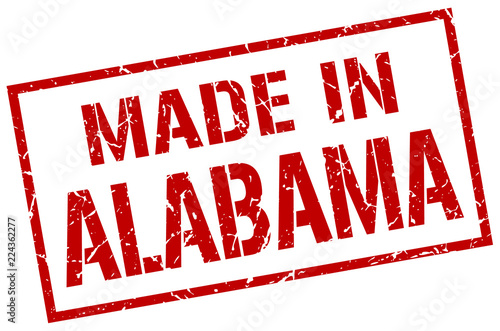 made in Alabama stamp