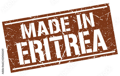 made in Eritrea stamp