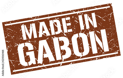 made in Gabon stamp