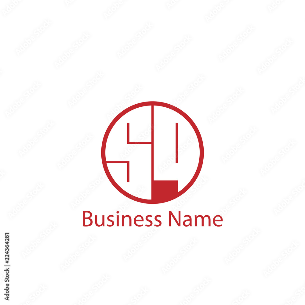 Initial Letter SQ Logo Template Design Initial Letter SQ Logo Template Design