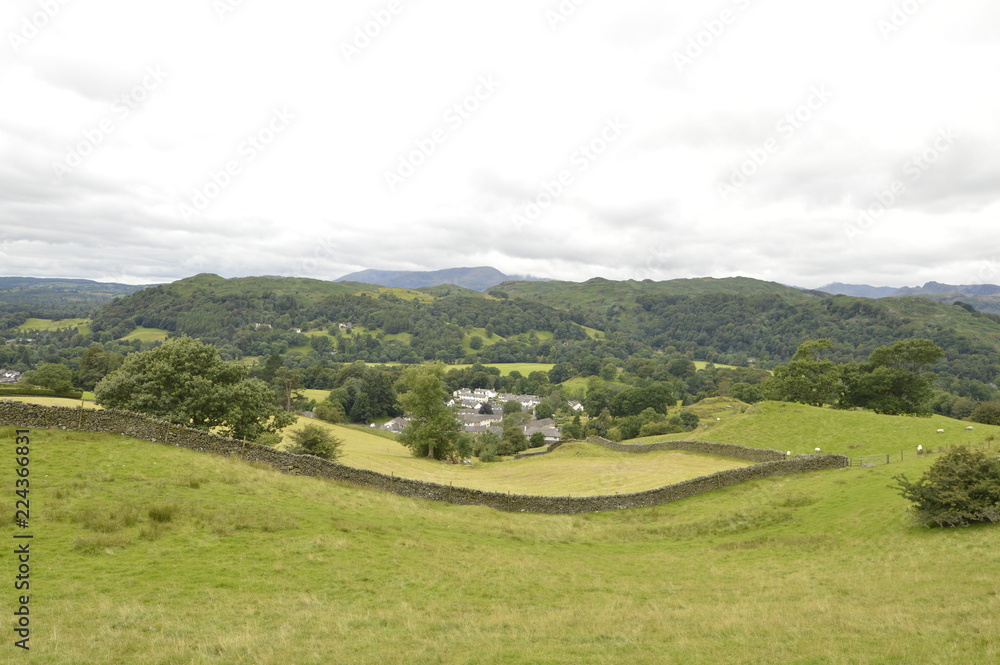 View Over Lake District Meadows View Over Lake District Meadows