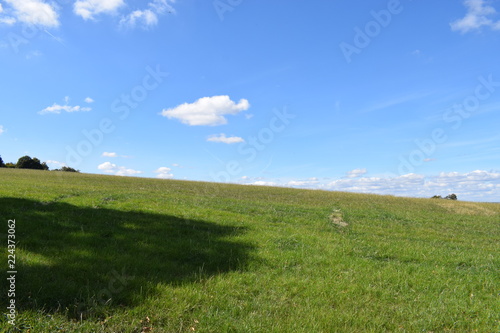 weite Eifellandschaft an sonnigem Herbsttag photo