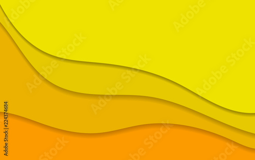 Abstract yellow tone color background pattern wallpaper. Vector illustration.