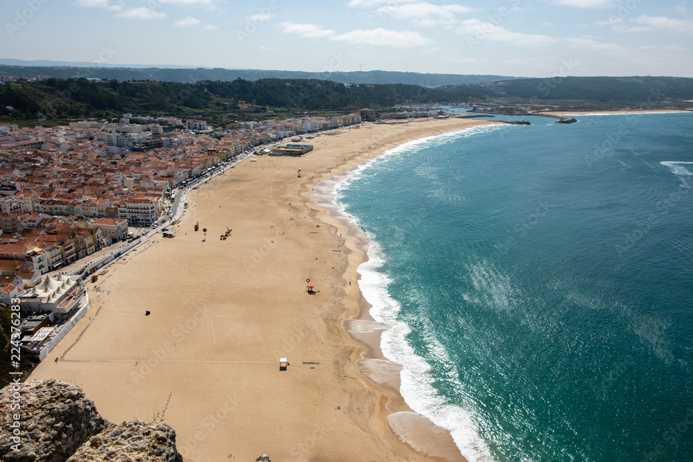 From the high point of Nazare