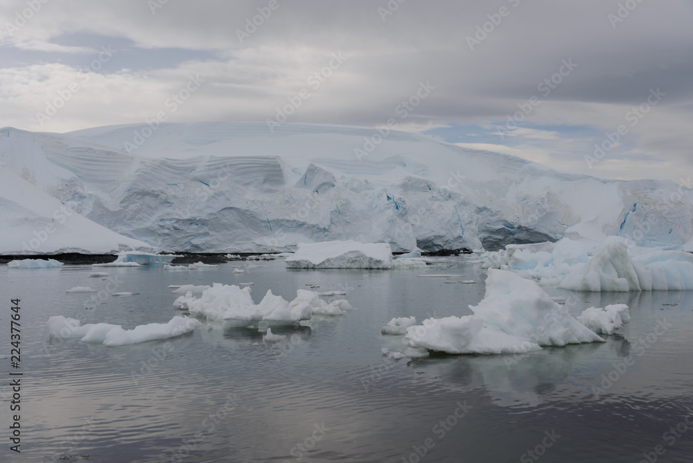 Antarctic landscape with iceberg Antarctic landscape with iceberg