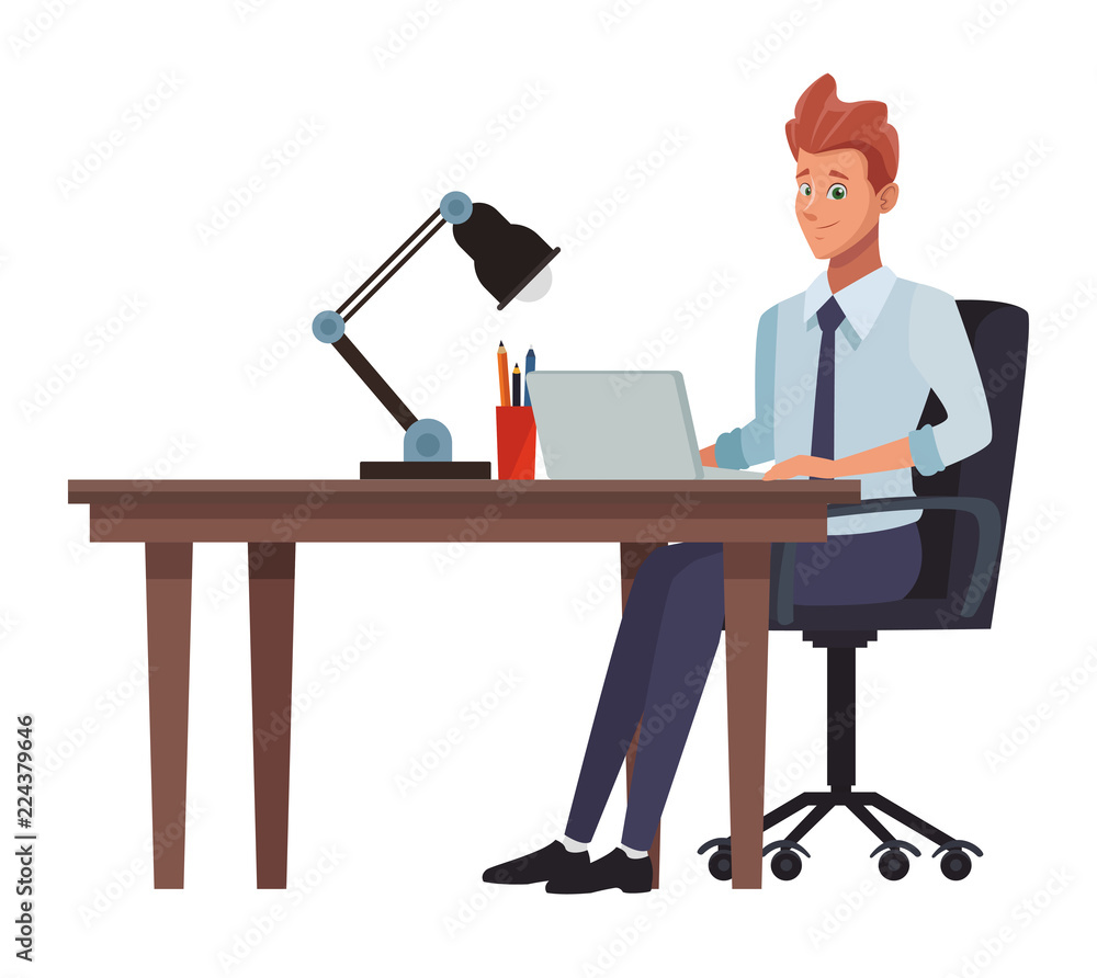 Businessman at office Businessman at office