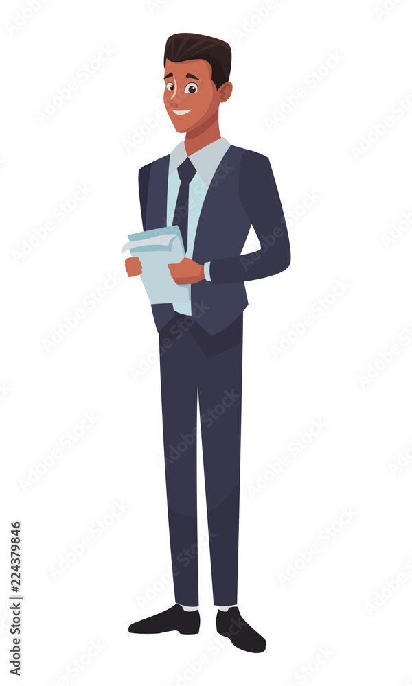 Executive businessman cartoon Executive businessman cartoon