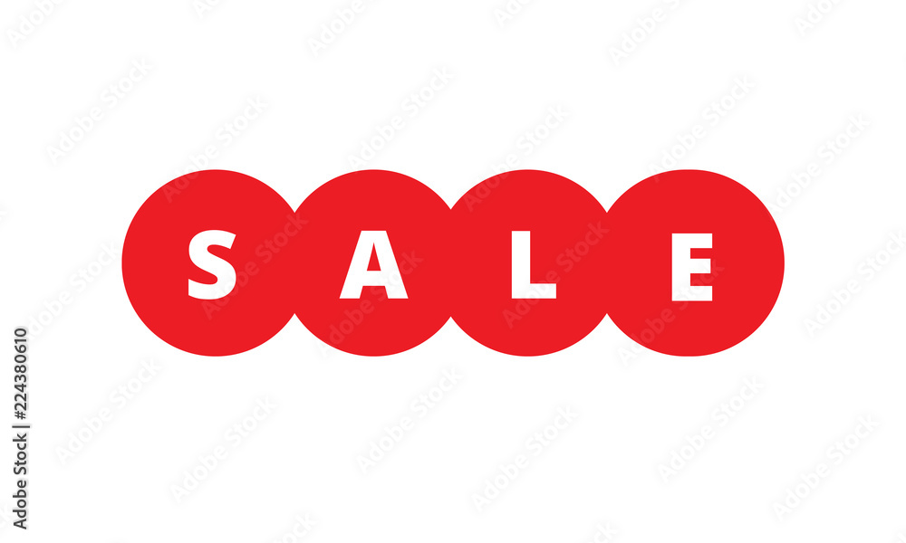 Sale banner red poster price discount business illustration Sale banner red poster price discount business illustration