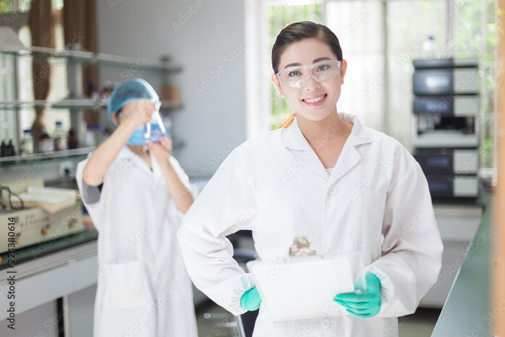 people working at laboratory people working at laboratory