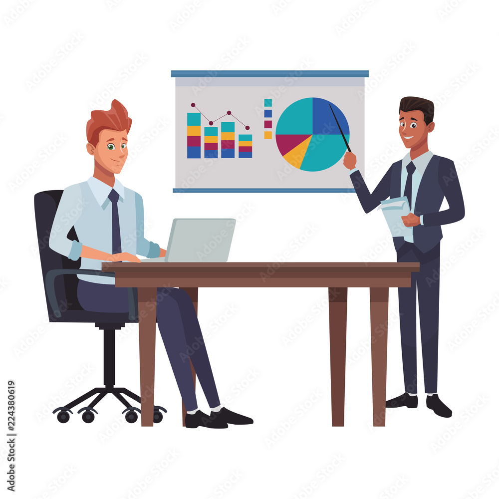 Business meeting cartoon Business meeting cartoon