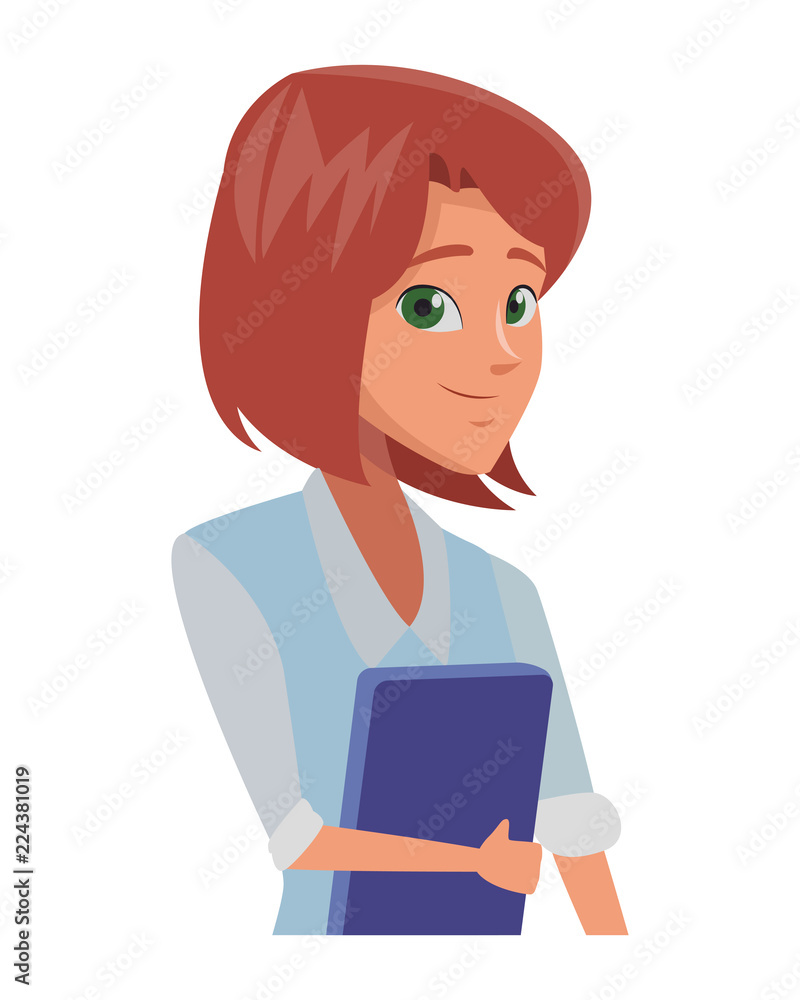 Executive businesswoman cartoon Executive businesswoman cartoon