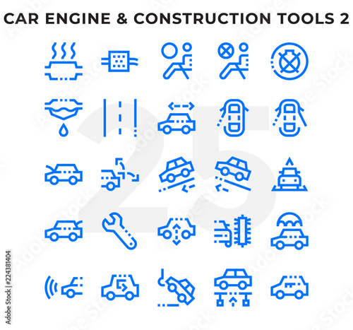 Dashed Outline Icons Pack for UI. Pixel perfect thin line vector icon set for web design and website application.