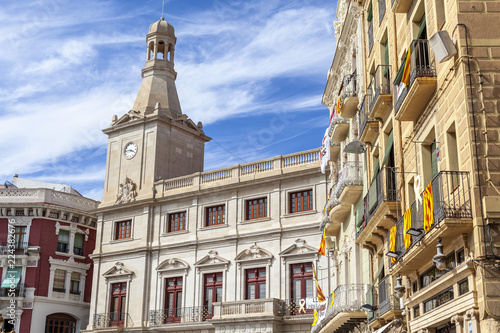 City hall, main square,Reus,Catalonia,Spain. photo