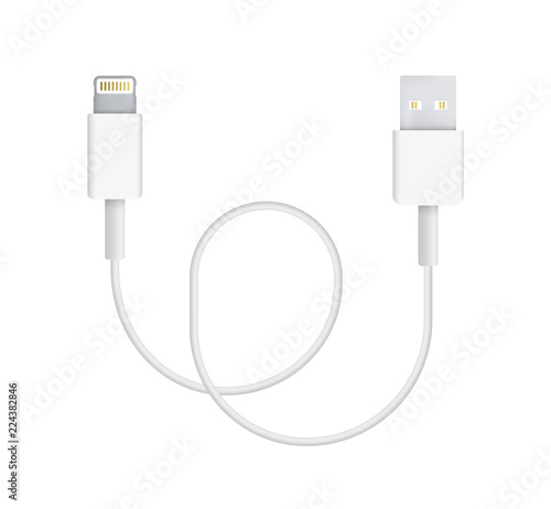 Vector Illustration of Cable