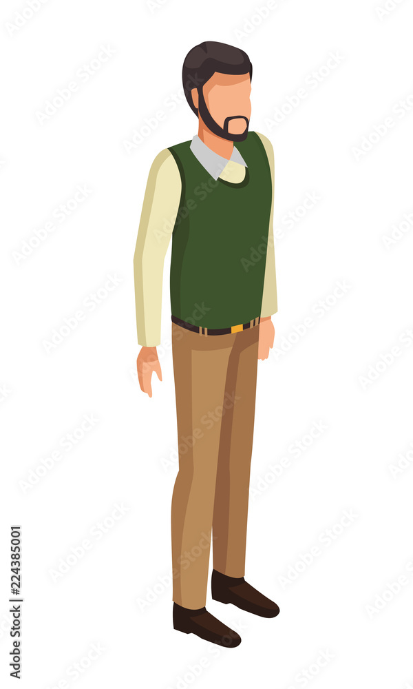 Man with sweater avatar Man with sweater avatar