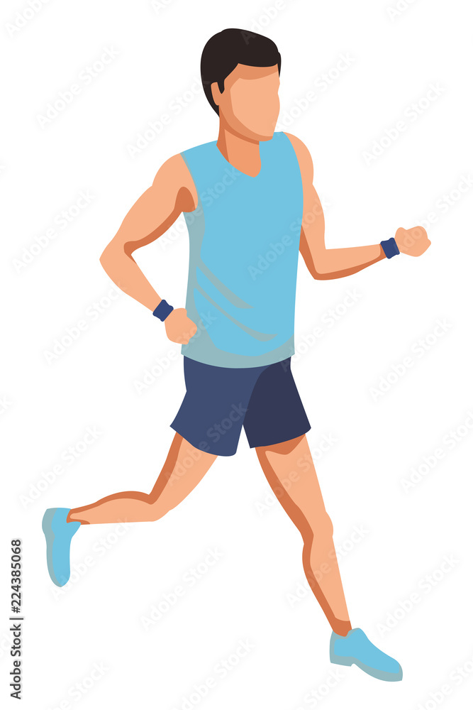 Man running avatar Man running avatar