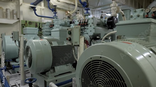 Air compressor with electric motor