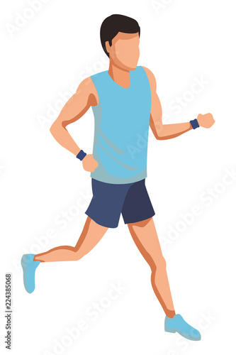 Man running avatar