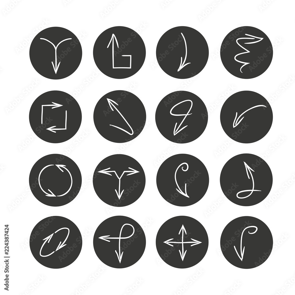arrow icon set in circle button arrow icon set in circle button