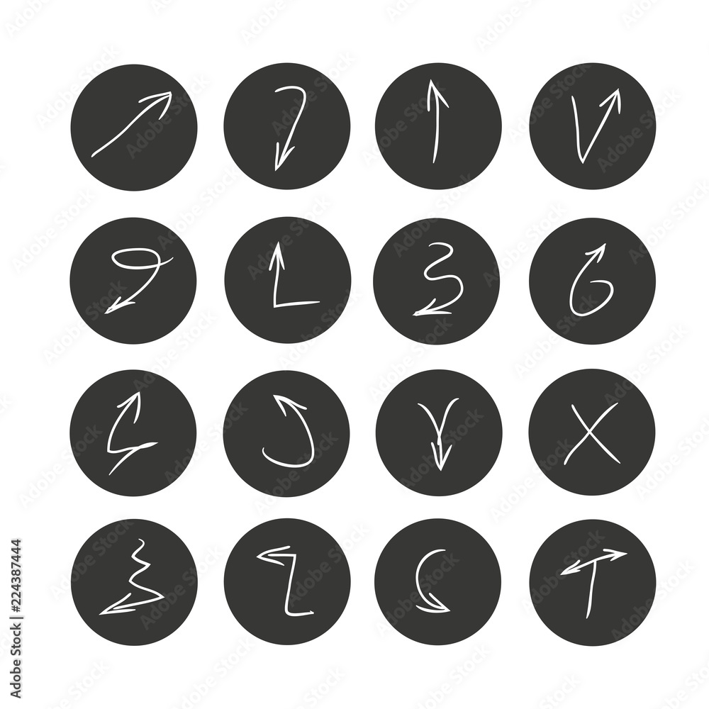 arrow icon set in circle button arrow icon set in circle button