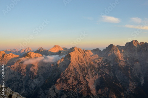 Scarlet Mountains in the early morning light © Jure Korosec