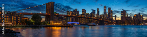 View to Manhattan Skyline form Brooklyn Bridge Park photo