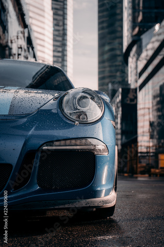 Sportcar on street