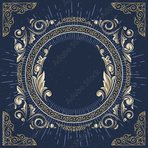 Vintage decorative ornate design